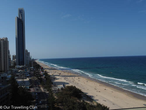 view from Balcony on the Gold Coast