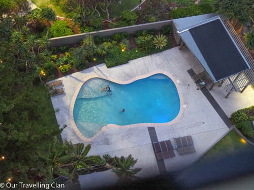 hotel pool on Gold Coast
