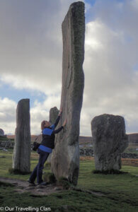 Outlander Impression at Callanish standing stones, Isle of Lewis, Outer Hebrides, Scotland