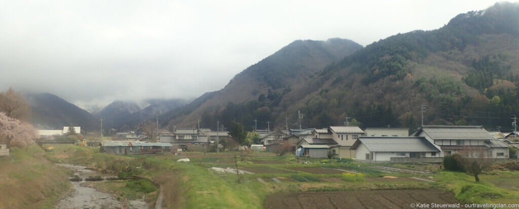 Scenery on the way to Matsumoto