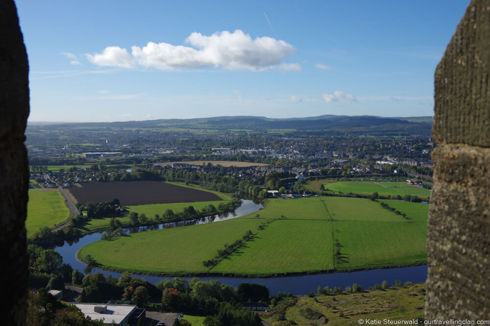 View of Stirling From wallace monument