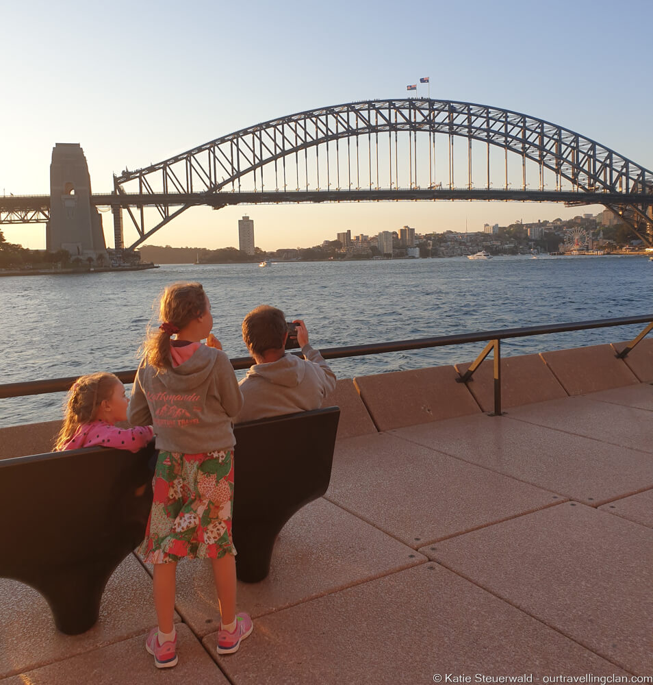 Enjoying Sydney Harbour